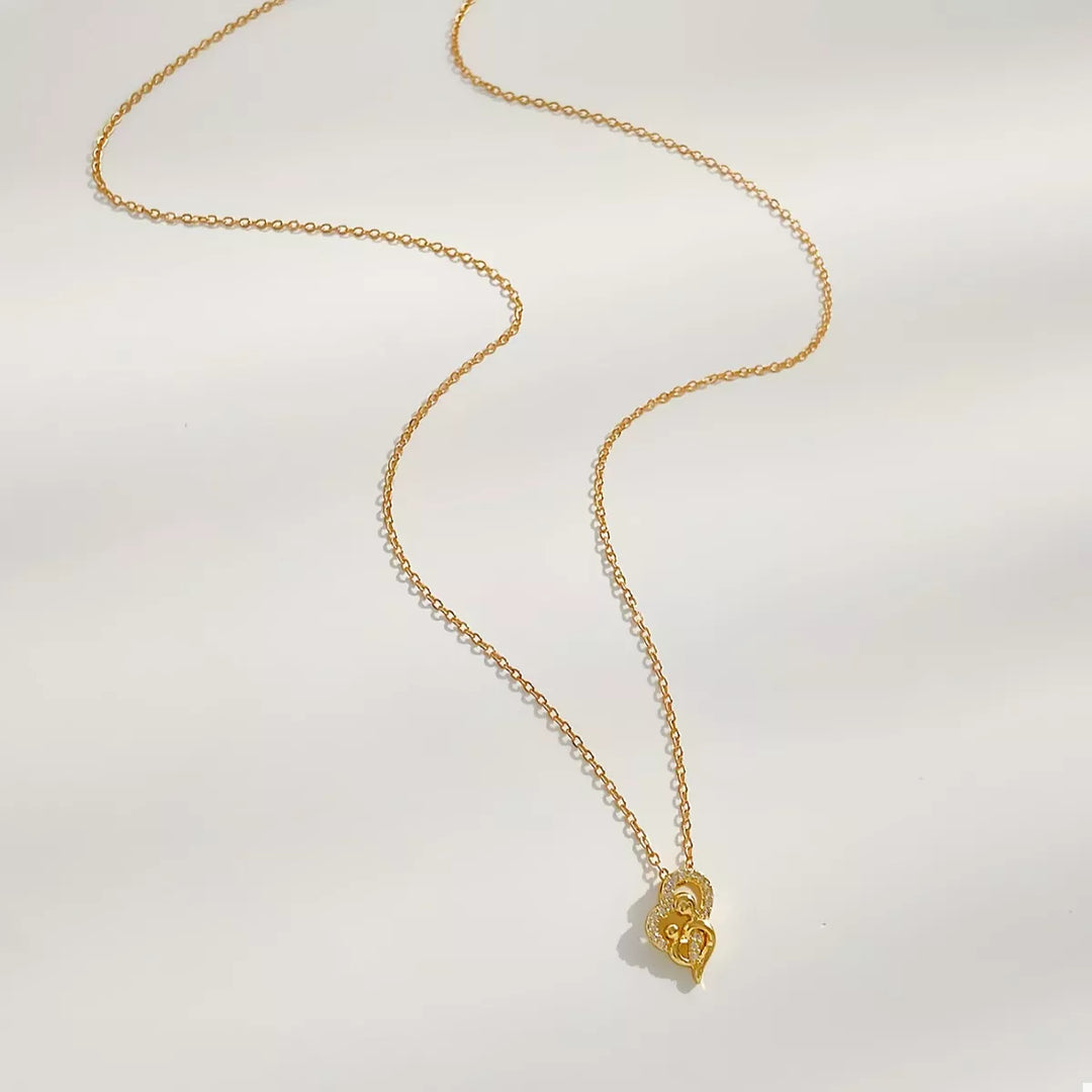 18K Gold-Plated Pendant Necklace