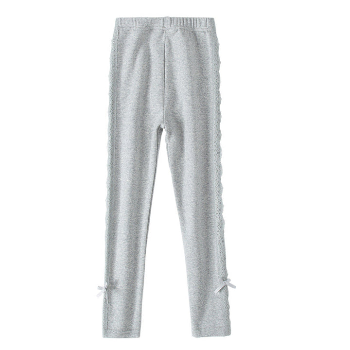 Mid-rise Cotton Slim-fit Girls Leggings