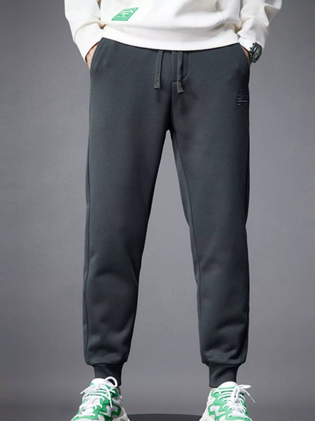 Men's Drawstring Joggers with Pockets