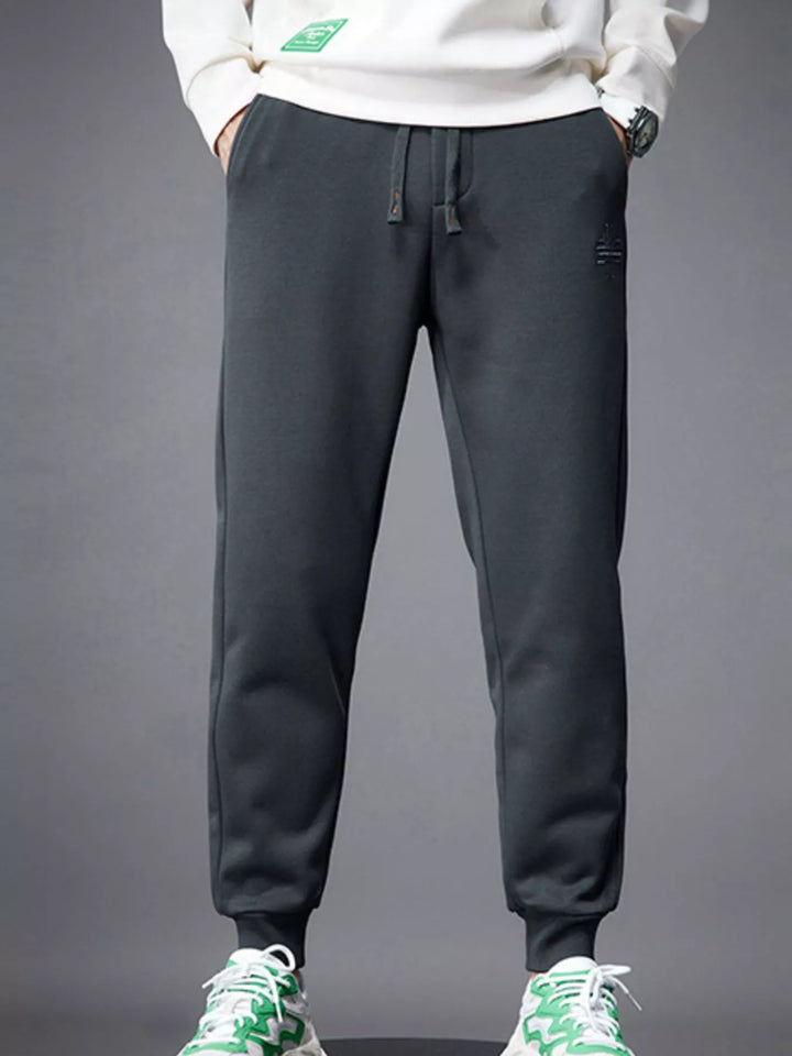 Men's Drawstring Joggers with Pockets