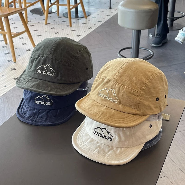 High-quality Japanese-style Baseball Cap With A Short Brim