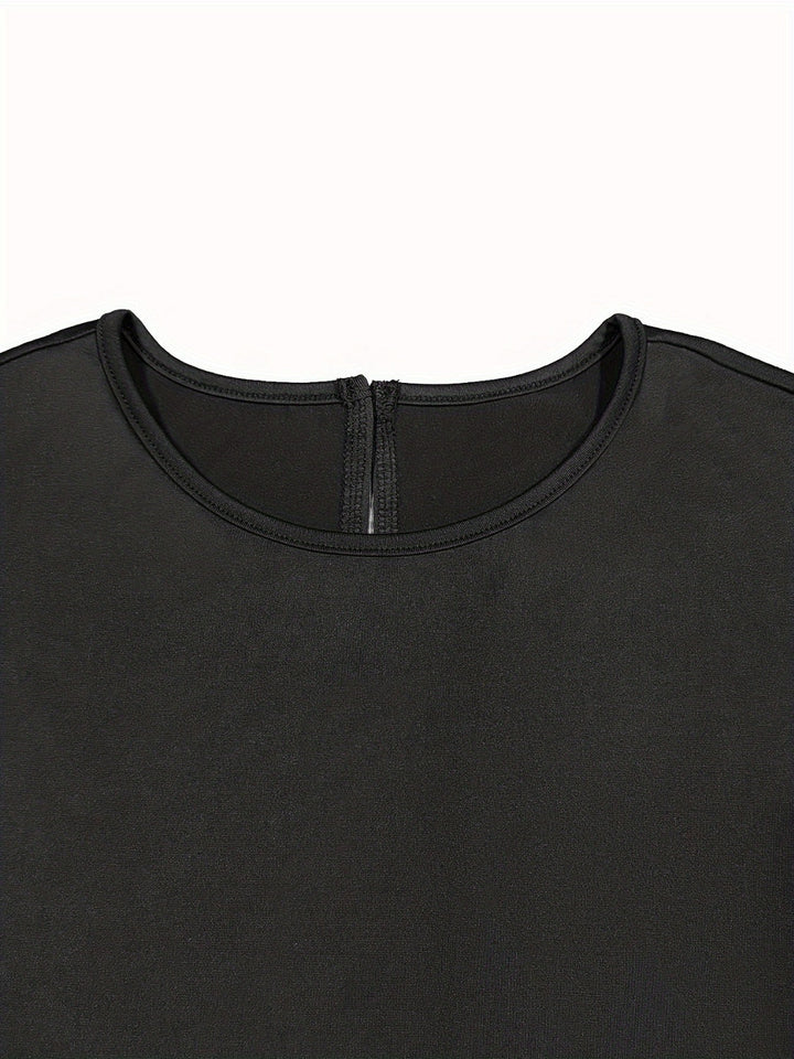 Classic Short Sleeve Midi Dress