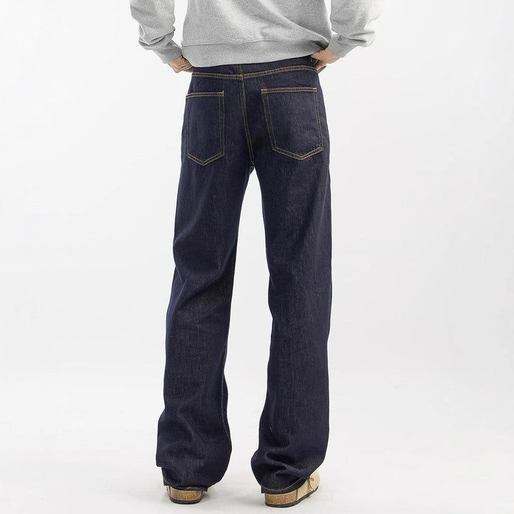 New Mens Retro Casual Wide-leg High-street Loose Straight-leg Pants
