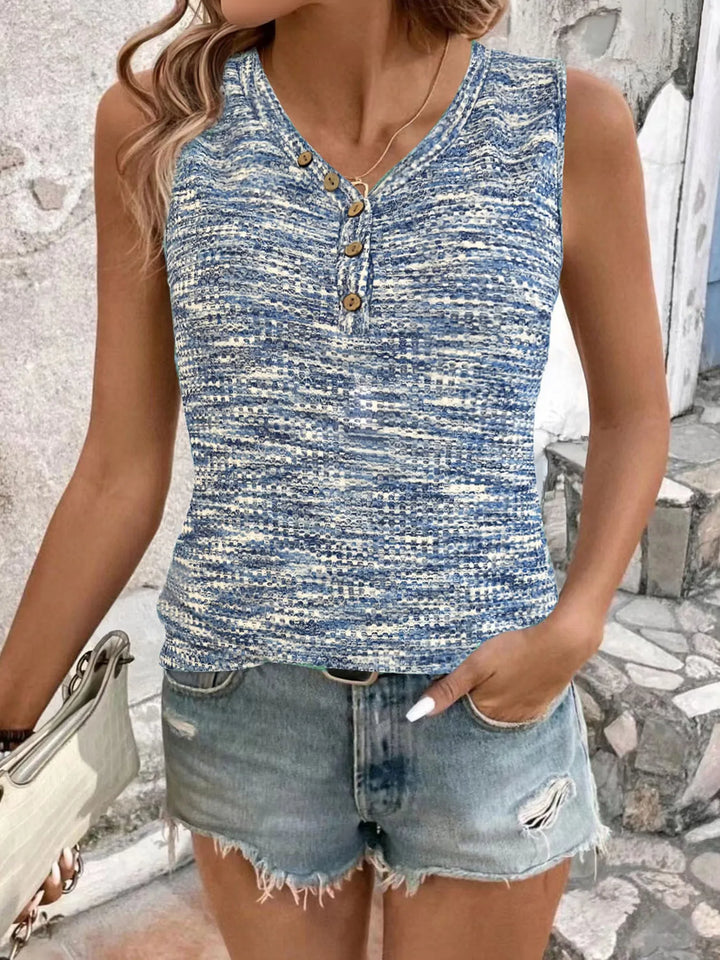 Full Size V-Neck Tank Plus Size