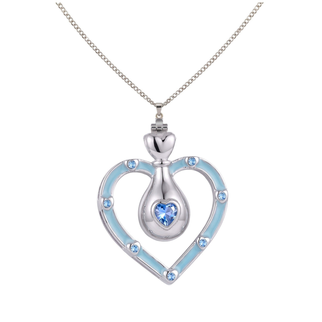 Creative Colorful Quicksand Bottle Zircon-Inlaid Necklace