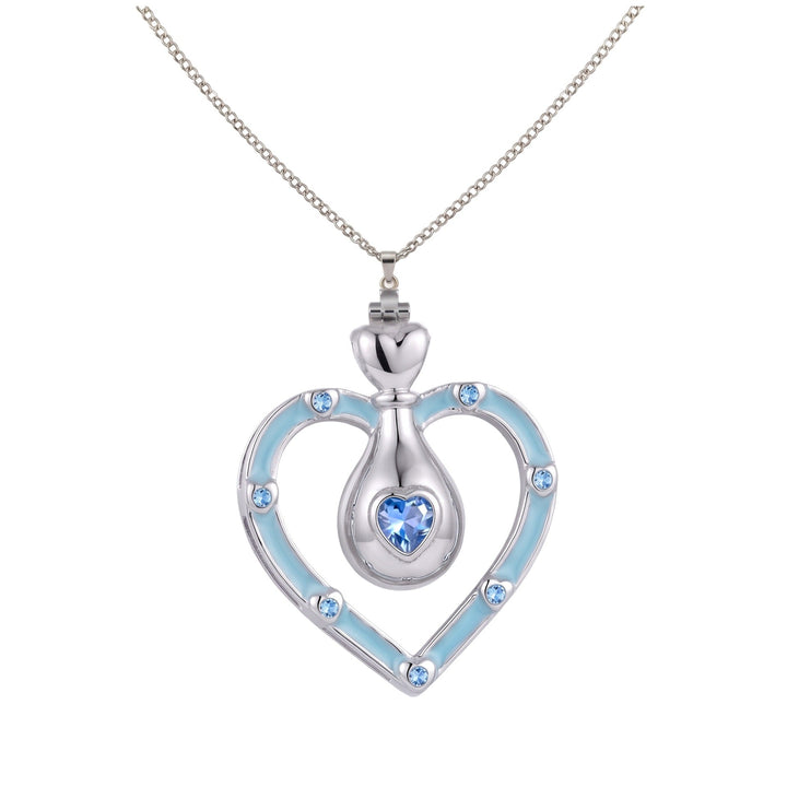 Creative Colorful Quicksand Bottle Zircon-Inlaid Necklace