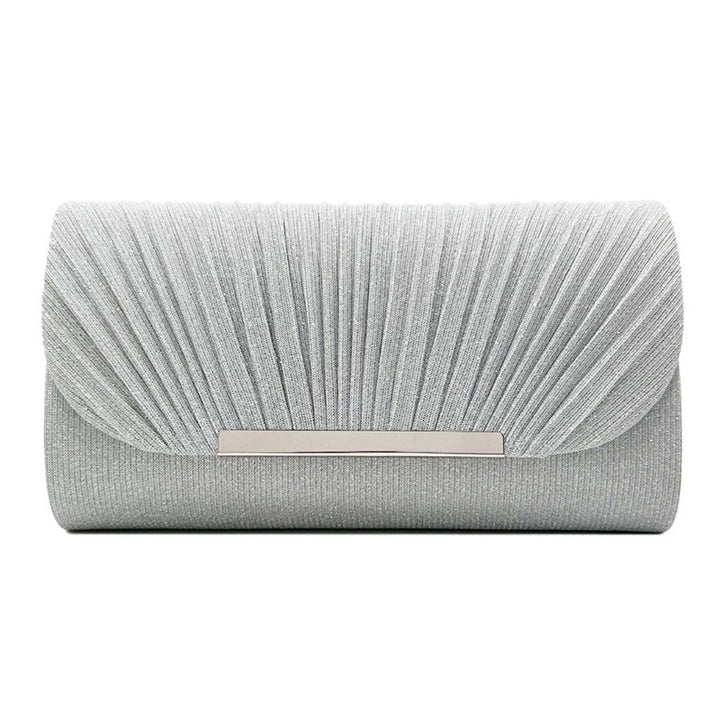 Women's Hardware Edge Party Pattern Fine Pink Clutch