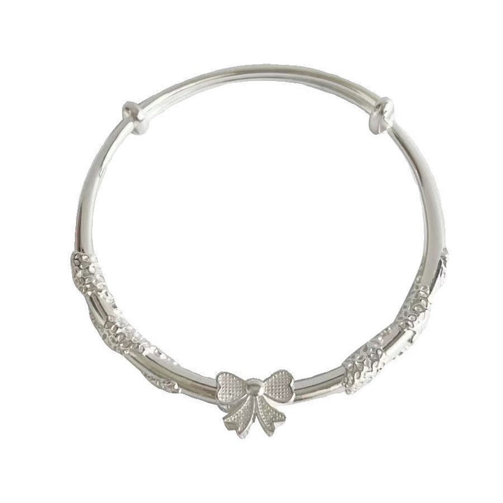 Floral Bow Womens New Glossy Slide-on Bracelet