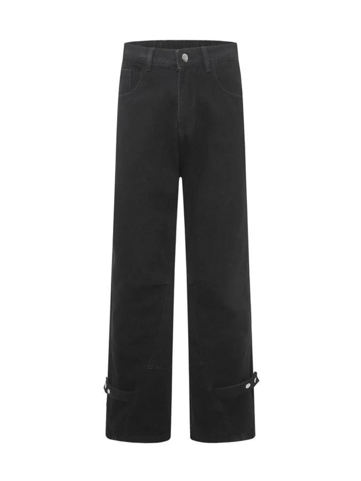 Men's High Waist Wide Leg Jeans