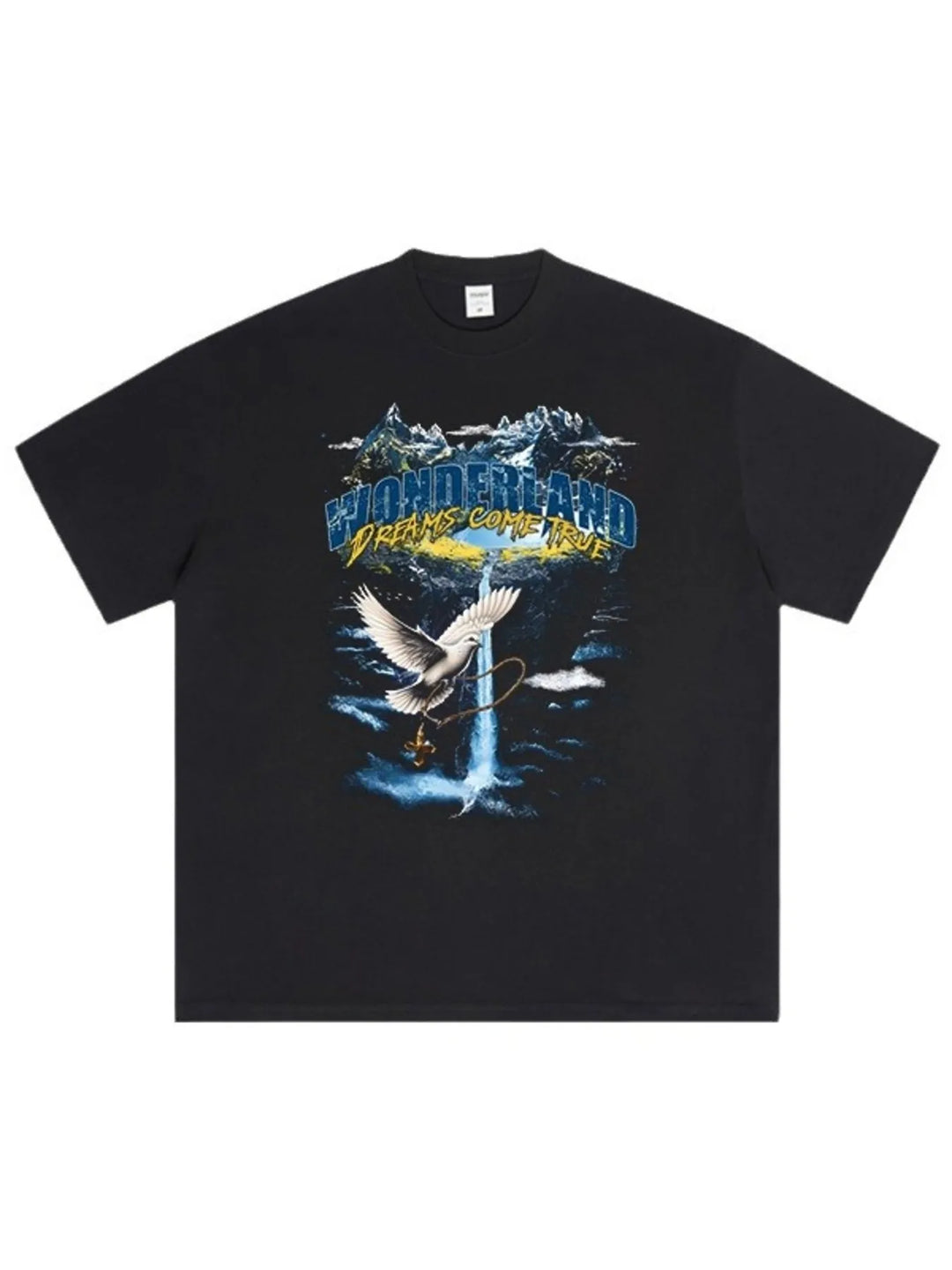 Men's Graphic Round Neck Short Sleeve T-Shirt