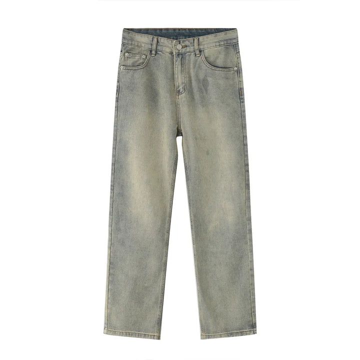 Straight Leg Jeans with Pockets