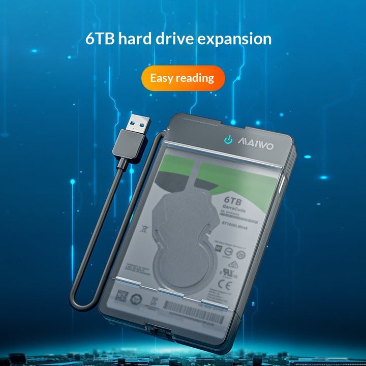 Universal Plastic External Hard Drive Enclosure