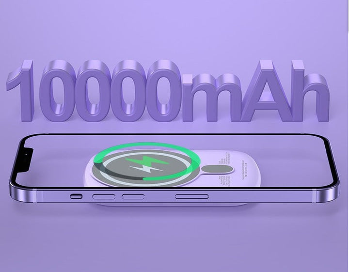 Fast Charging Compact And Portable Magnetic Wireless Power Bank