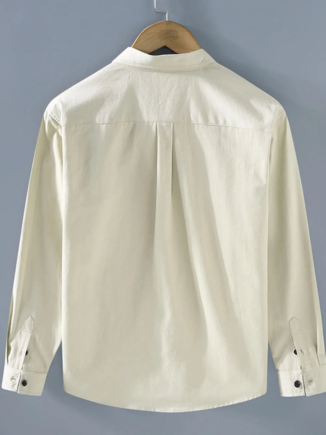 Men's Plus Size Button Up Long Sleeve Shirt