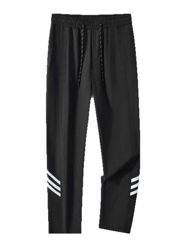 Men's Plus Size Drawstring Wide Leg Pants