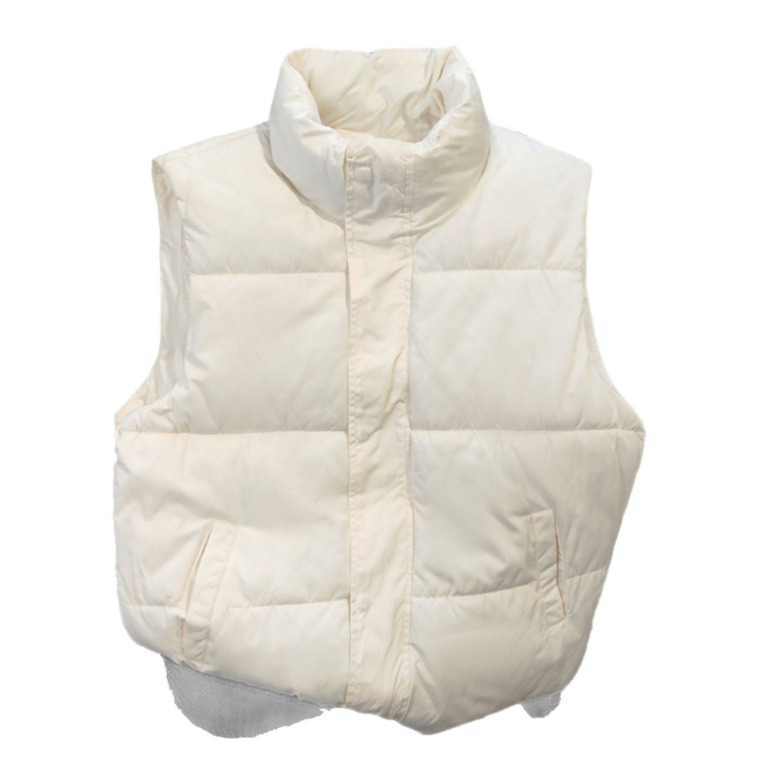 Women's Stand-Up Collar Thickened Waistcoat Warm Vest