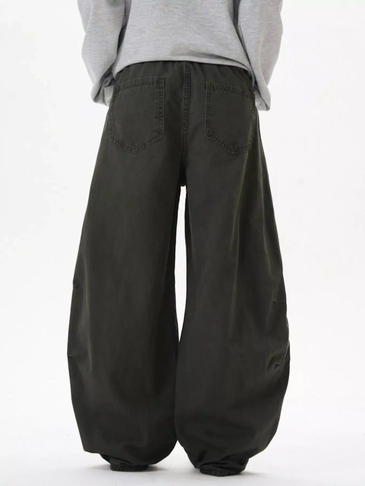 Men's Wide Leg Pocketed Pants