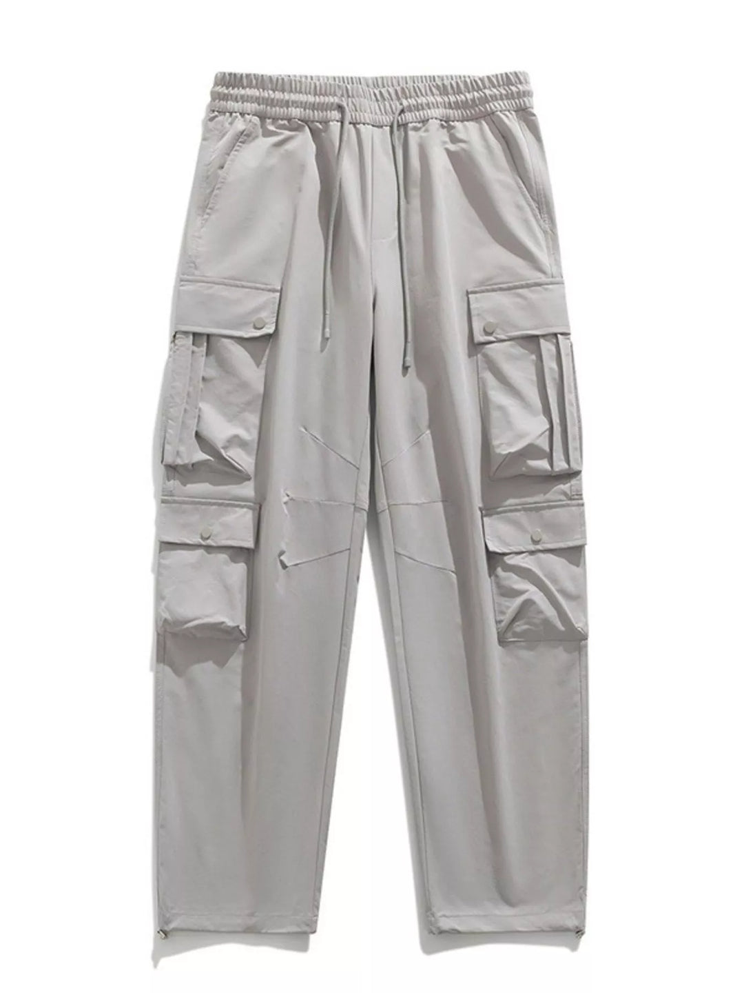 Men's Plus Size Loose Fit Multi-Pocket Cargo Pants