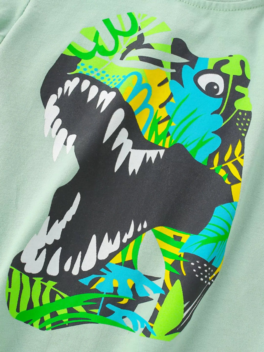 Children's Dinosaur Graphic Short Sleeve T-Shirt