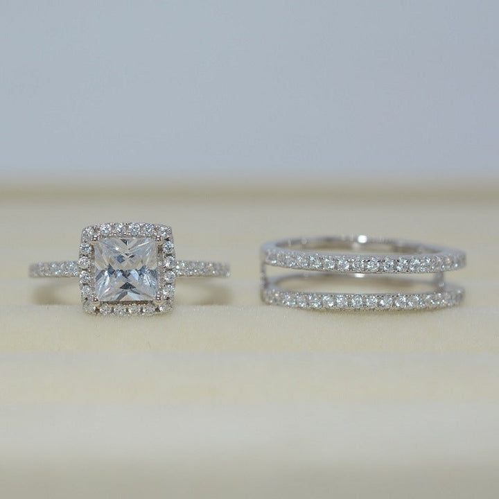 Women's Fashion Versatile Simple Zircon Ring