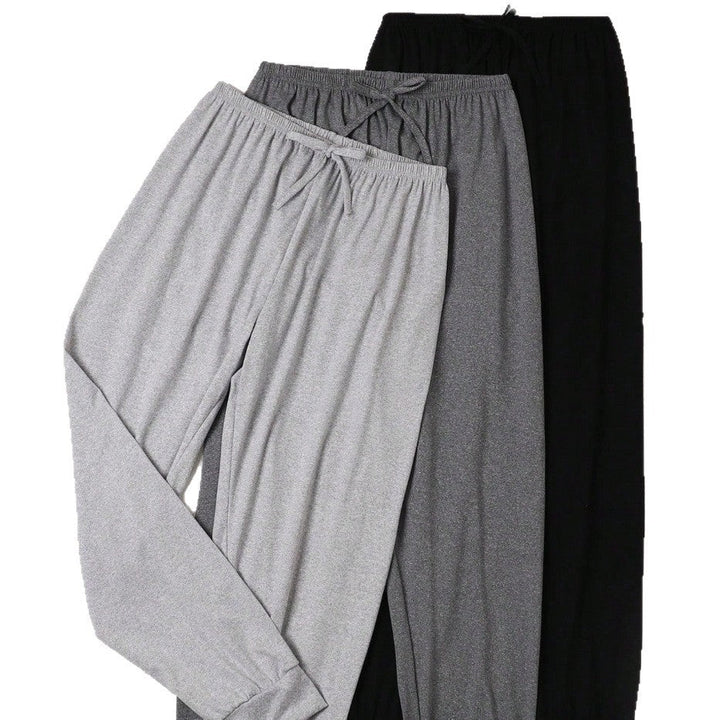Womens Comfortable Solid-Color Retro Casual Ankle-Fit Pants