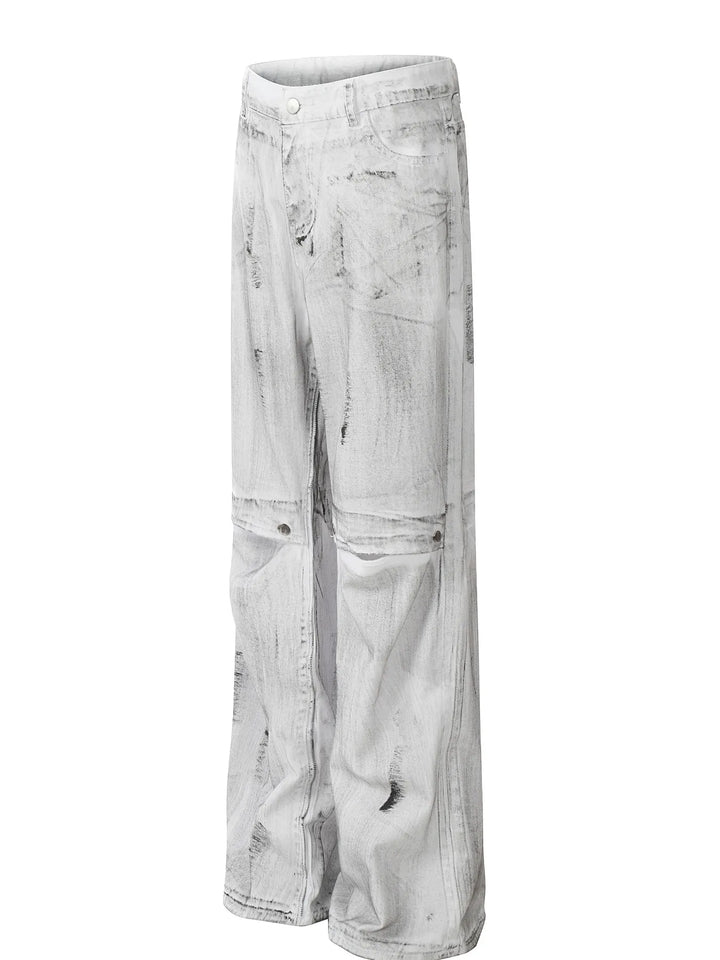 Men's Wide Leg Baggy Jeans