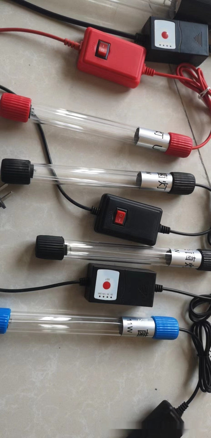 UV Ultraviolet Pond Water Purifier Algae Remover Submersible Sterilization Lamp