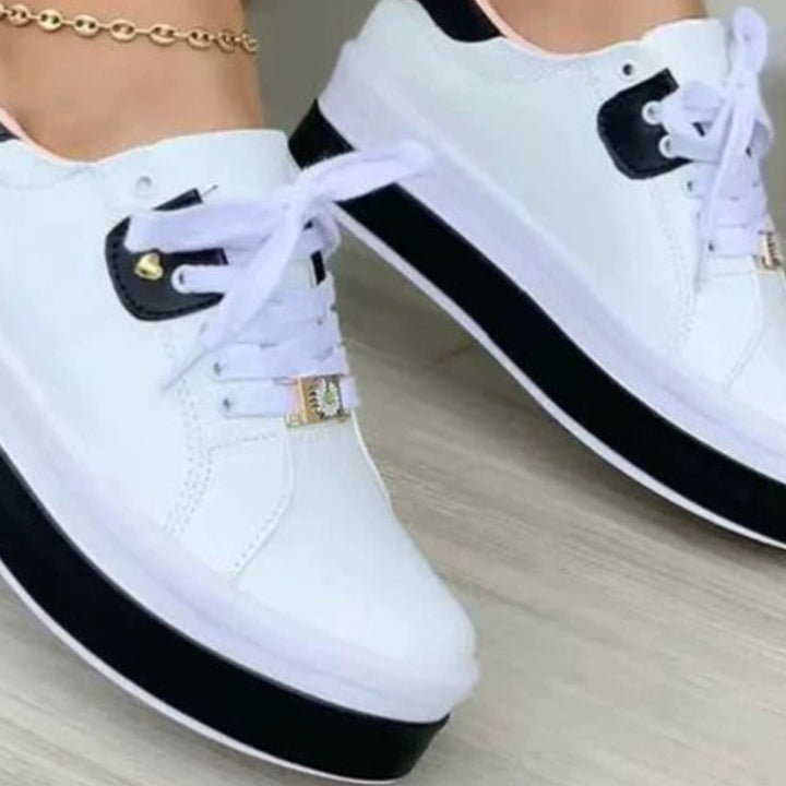 Lace Up Platform Sneakers