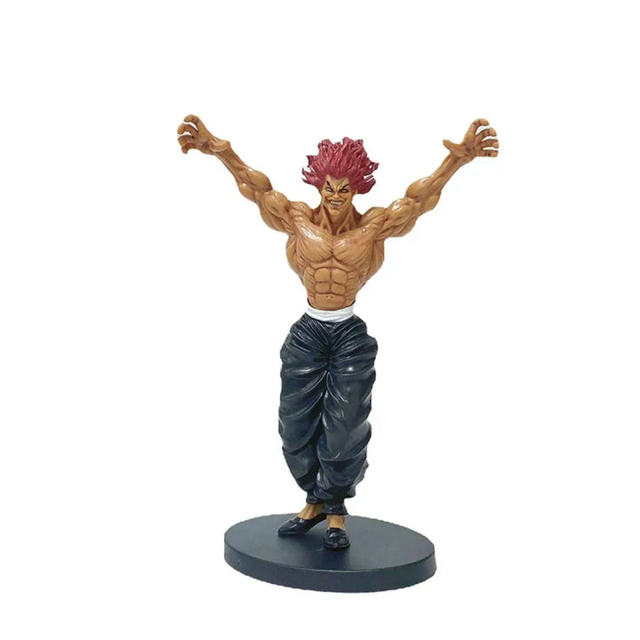 Baki Hanma 22cm Anime Figure with Pickle, Biscuit Oriba, and Kaoru Hanayama