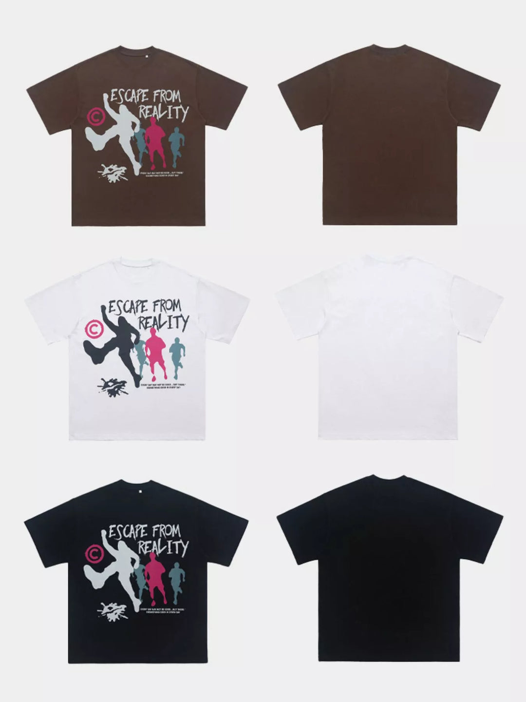Men's Graphic Round Neck Short Sleeve T-Shirt