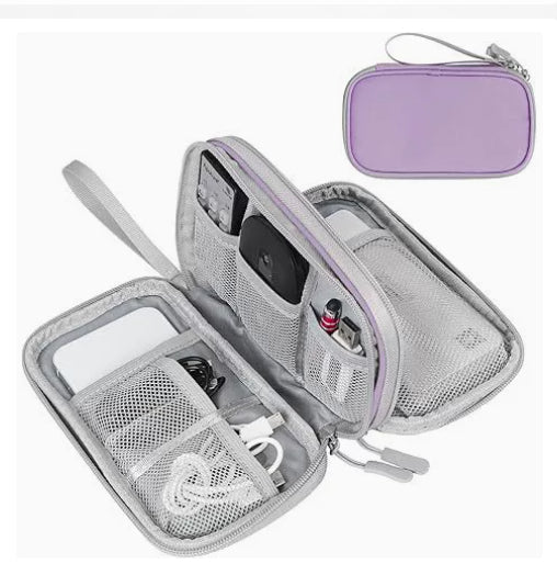 Fashion New Waterproof Data Cable Portable Power Bank Storage Bag