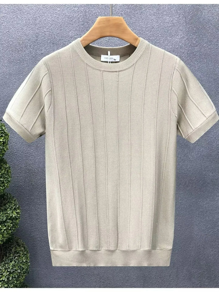 Men's Full Size Round Neck Short Sleeve T-Shirt Plus Size