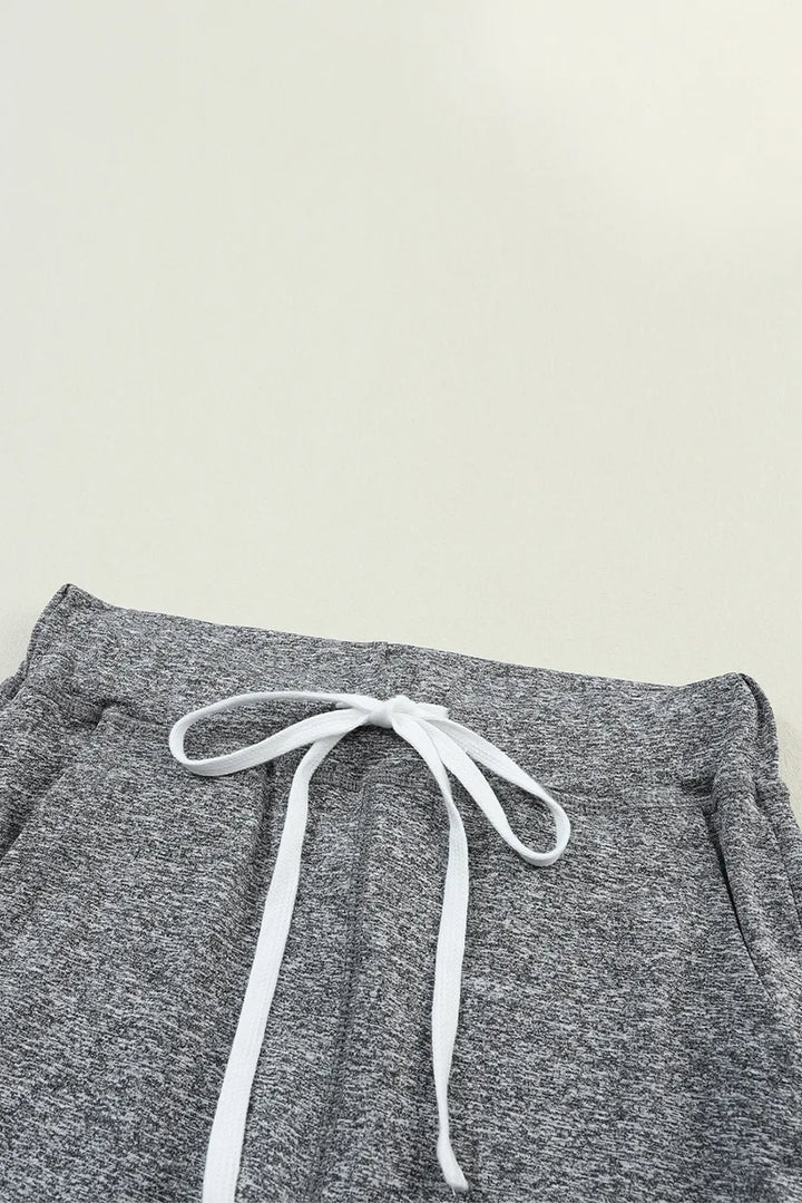 Drawstring Joggers with Pockets