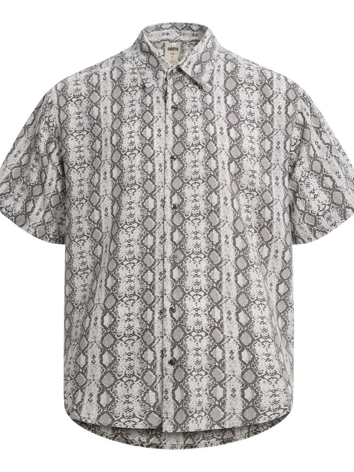 Men's Short Sleeve Button-Up Shirt