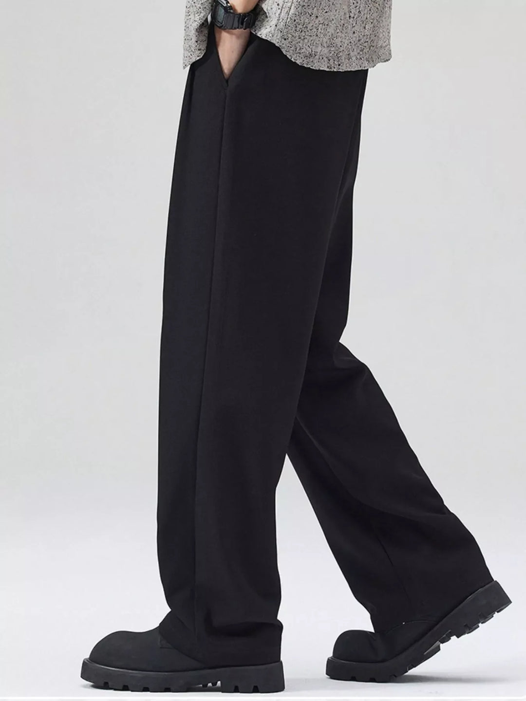 Men's Full Size Wide Leg Pants Plus Size