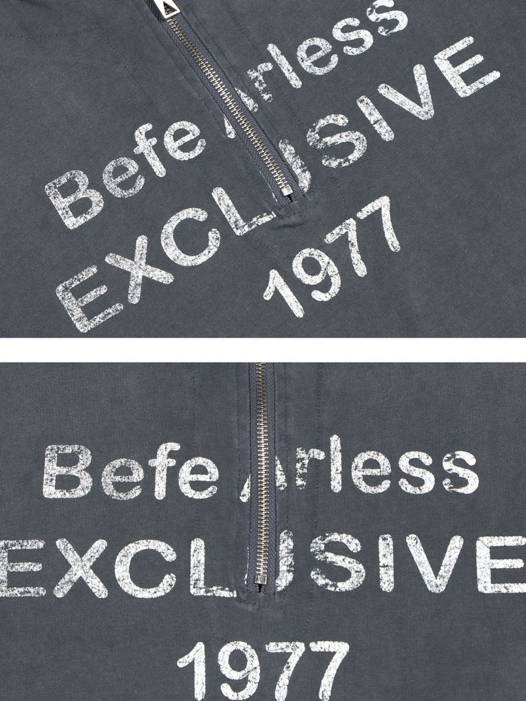 Men's Quarter Zip Short Sleeve T-Shirt