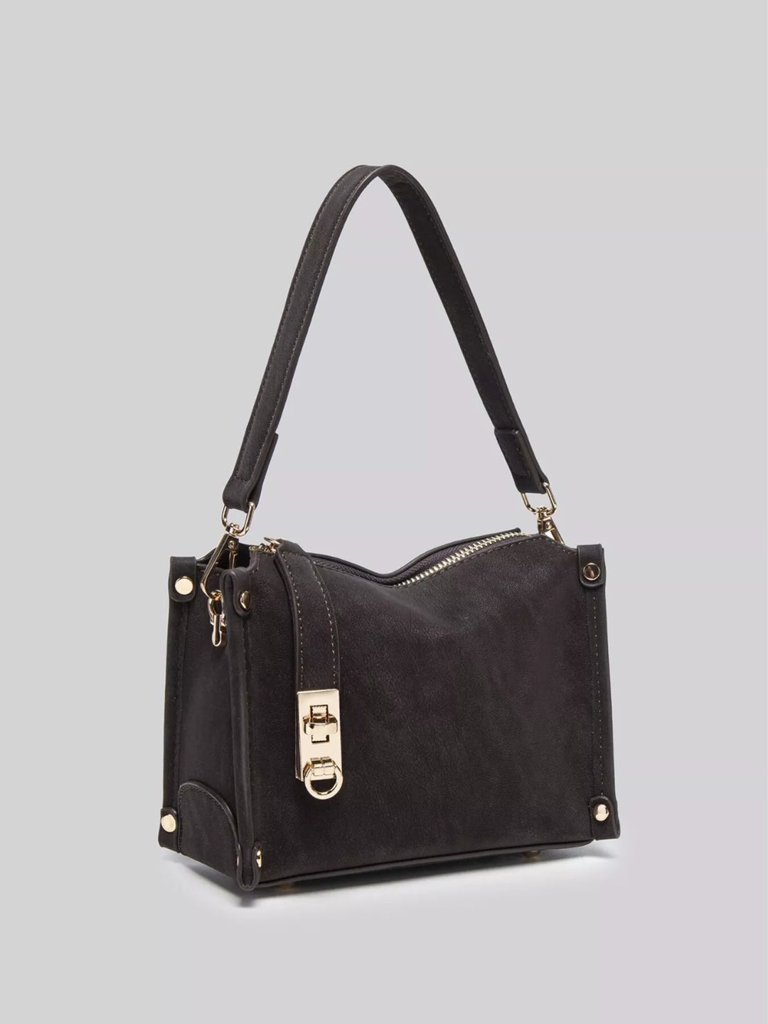PU Leather Crossbody Bag with Adjustable Strap