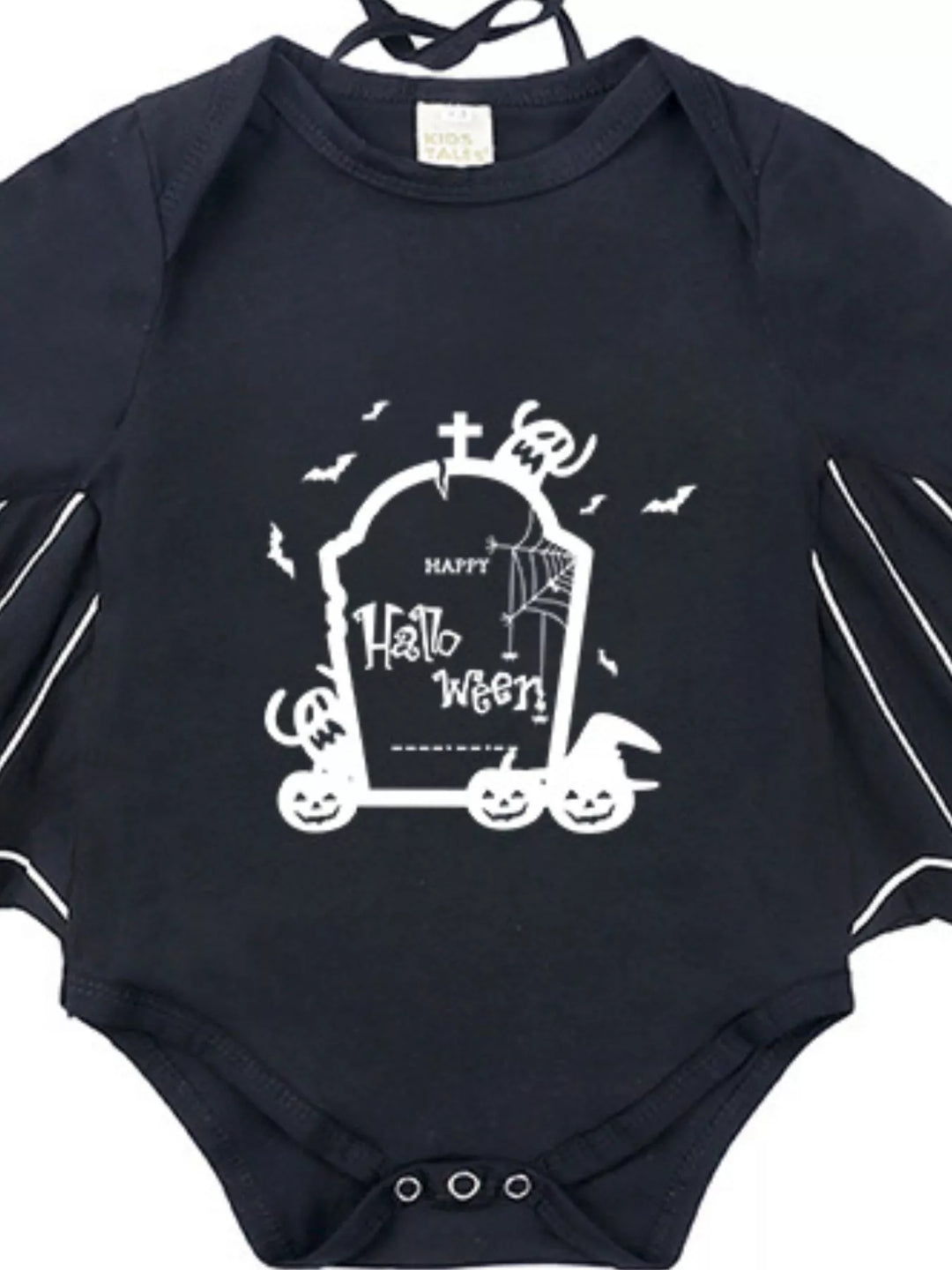Children's Halloween Bat Bodysuit & Hat Costume Set
