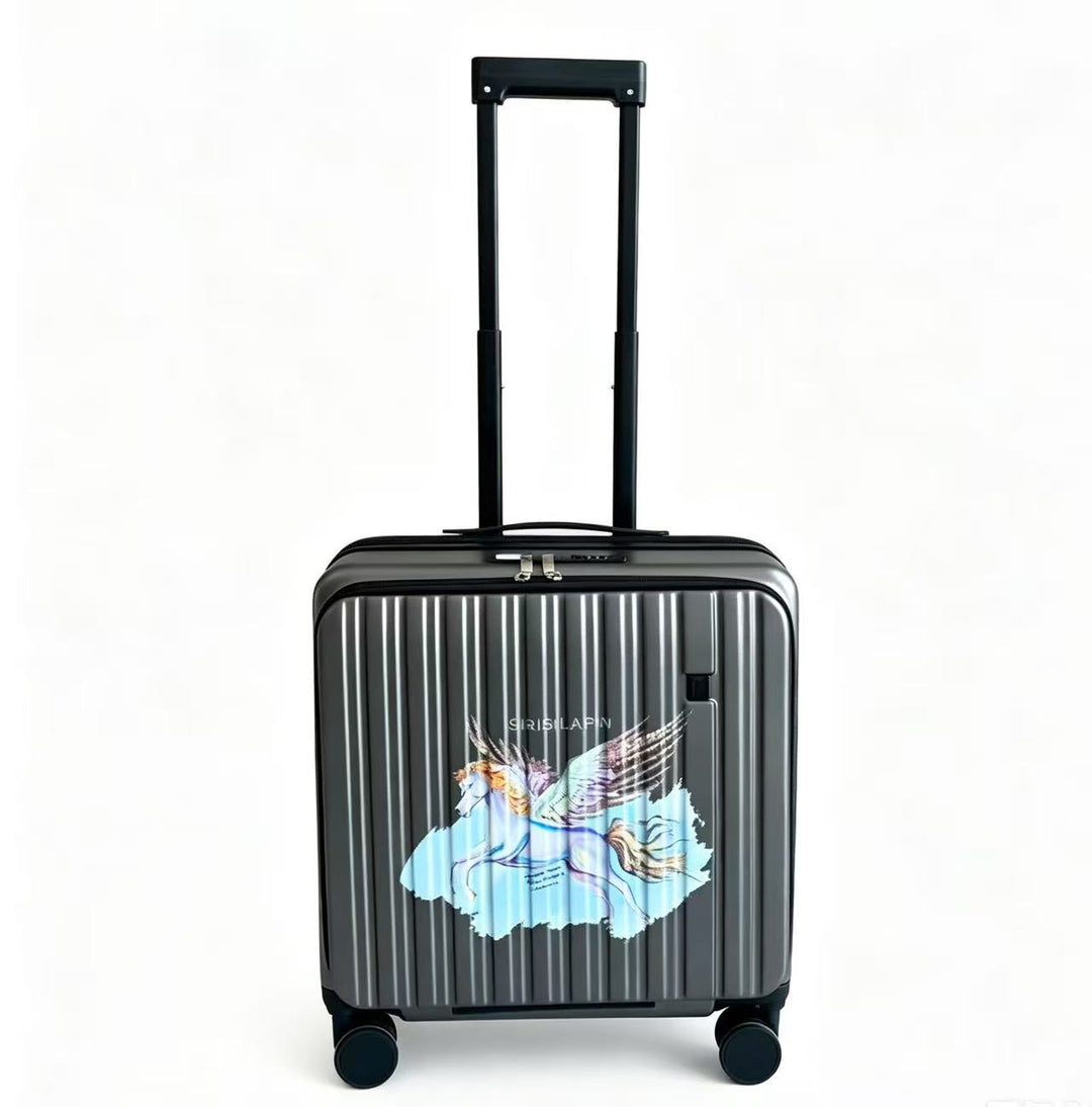 Side Opening Small Luggage Compartment, 20 Inch Compact Wheeled Travel Bag, Suitable For Carrying Around, Lightweight And Practical
