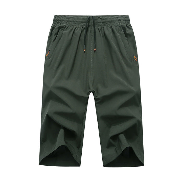 Plus-size Athletic Capri Pants Loose-fitting