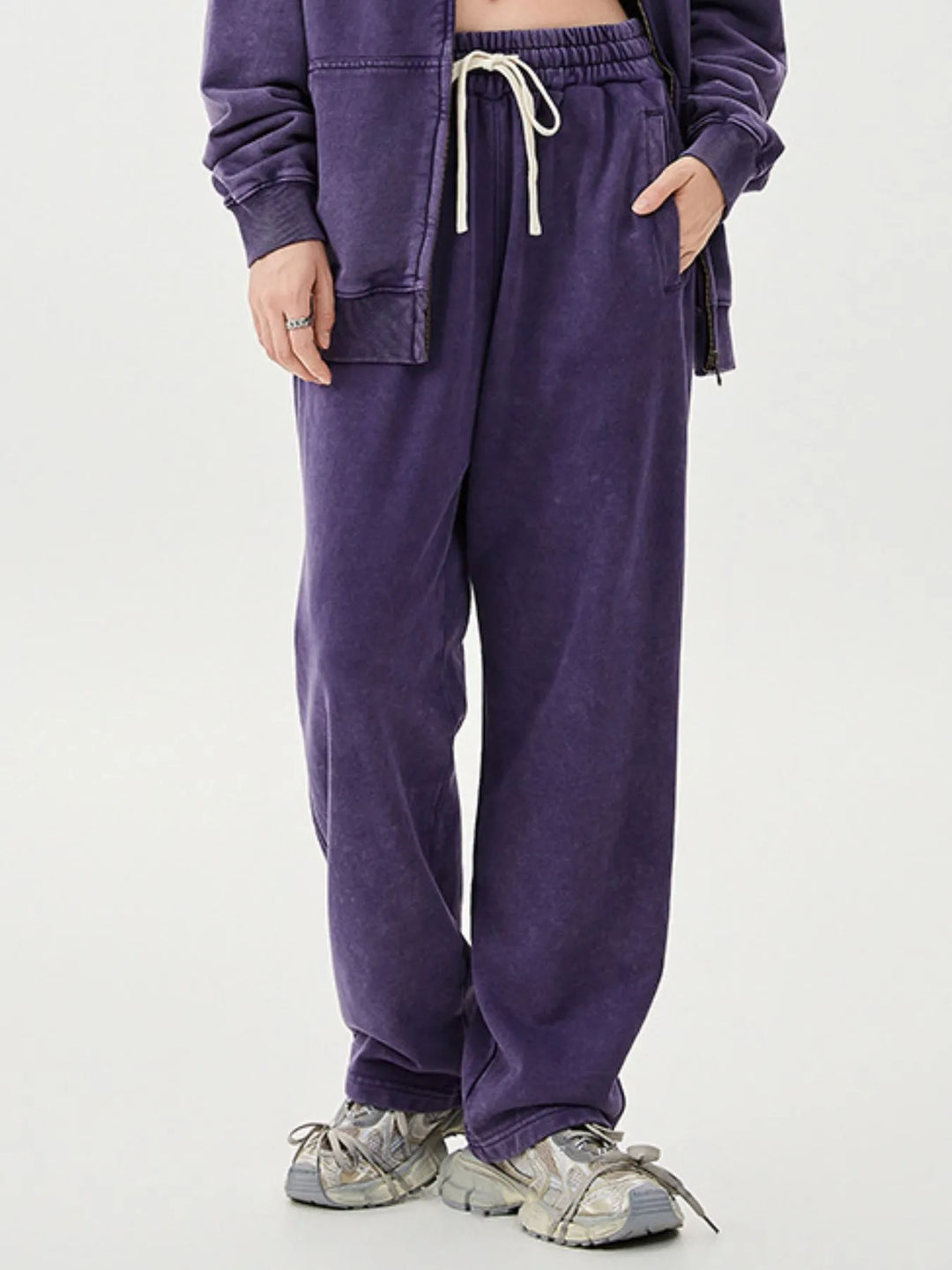 Men's Washed Relaxed Fit Sweatpants