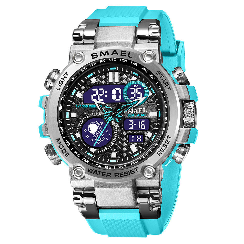 SMAEL Tactical Digital Watch With A Large Dial And Multiple Functions