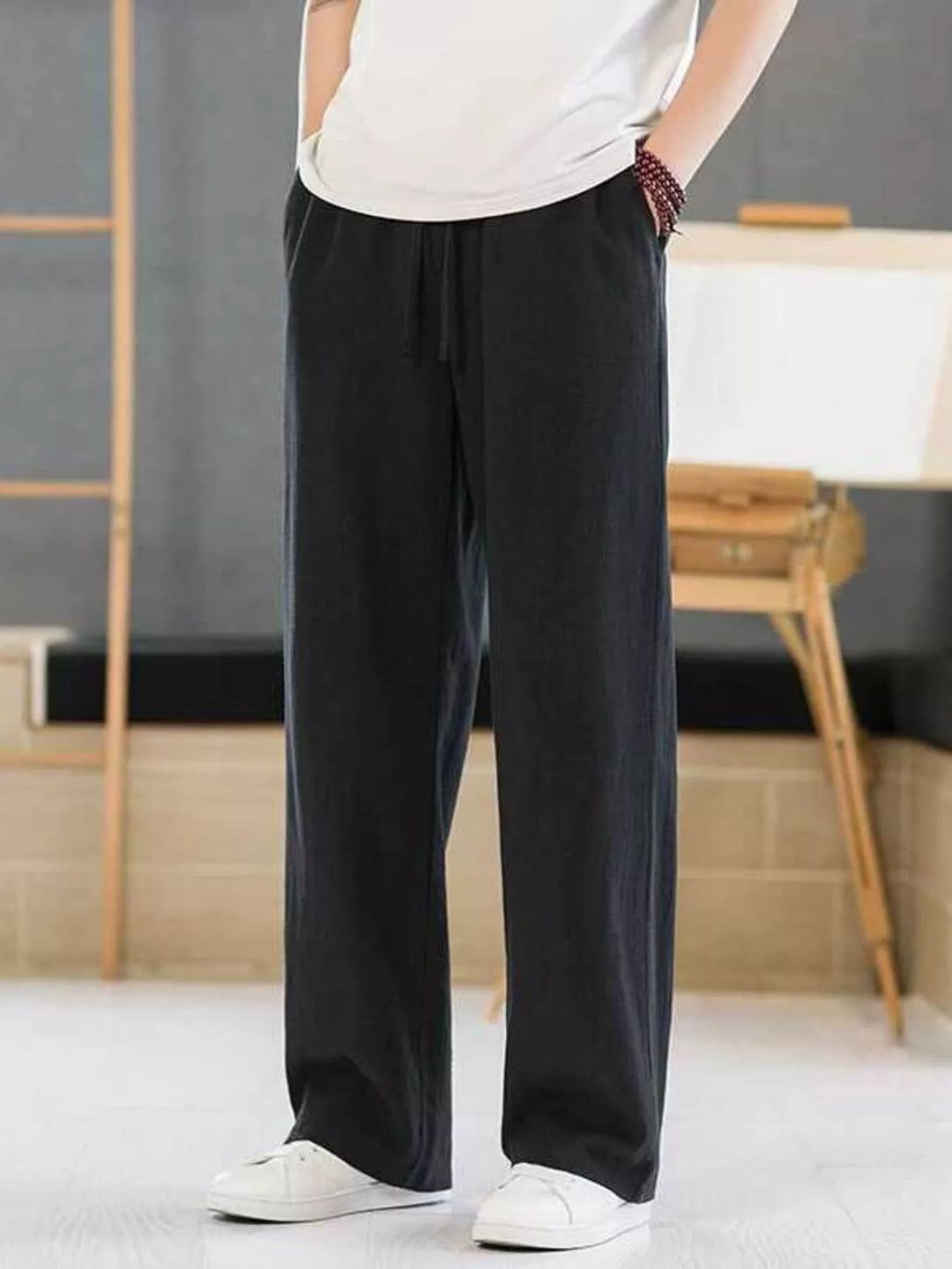 Men's Plus Size Casual Drawstring Pants