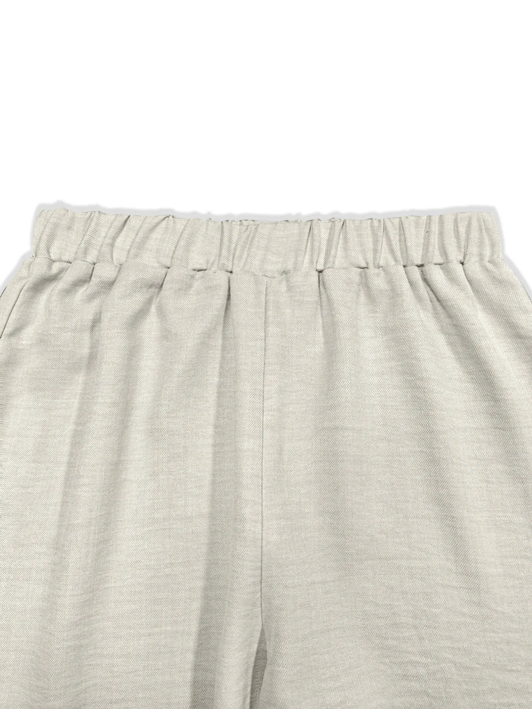 Plus Size Button-Down Shirt and Wide-Leg Pants Set