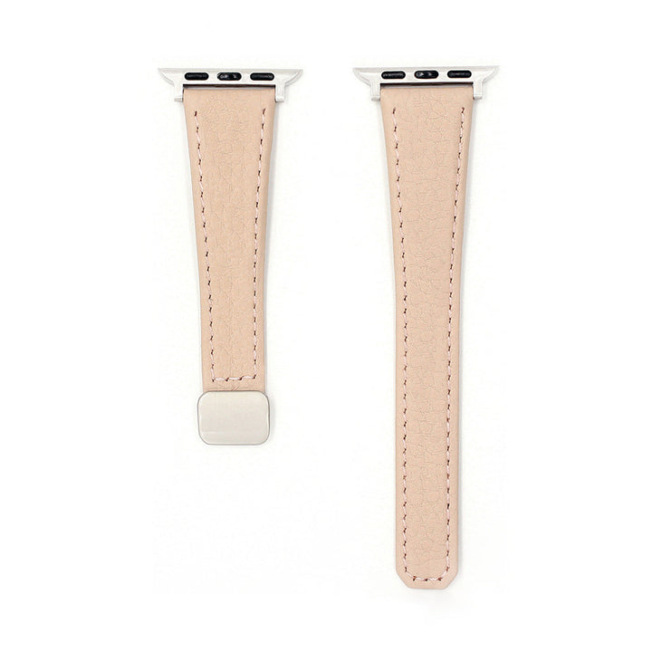 Litchi-pattern Genuine Leather Watch Strap For Watch Straps