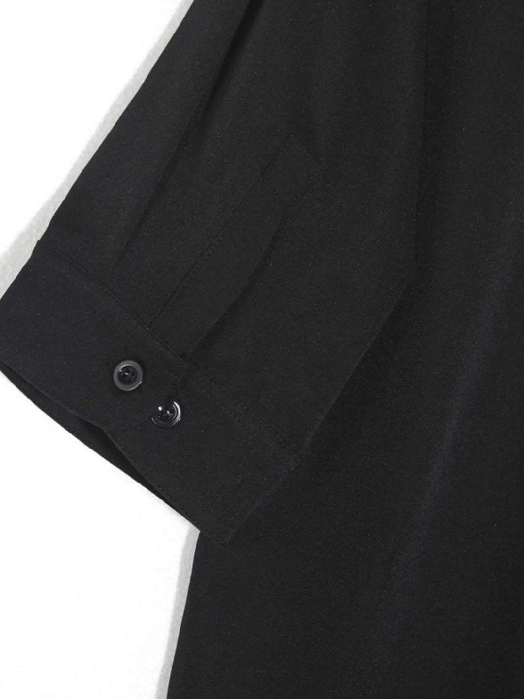 Men's Full Size Solid Collar Half Sleeve Shirt Plus Size