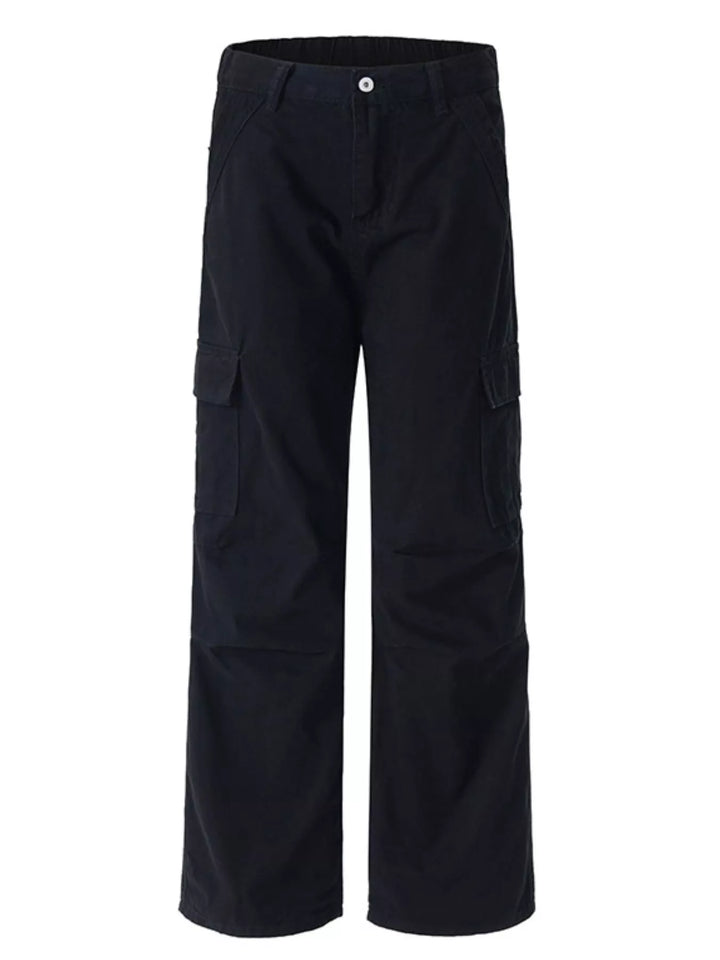 Men's Full Size Wide Leg Cargo Pants Plus Size