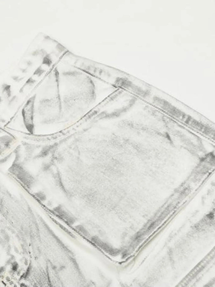 Men's Multi-Pocket Cargo Denim Jeans