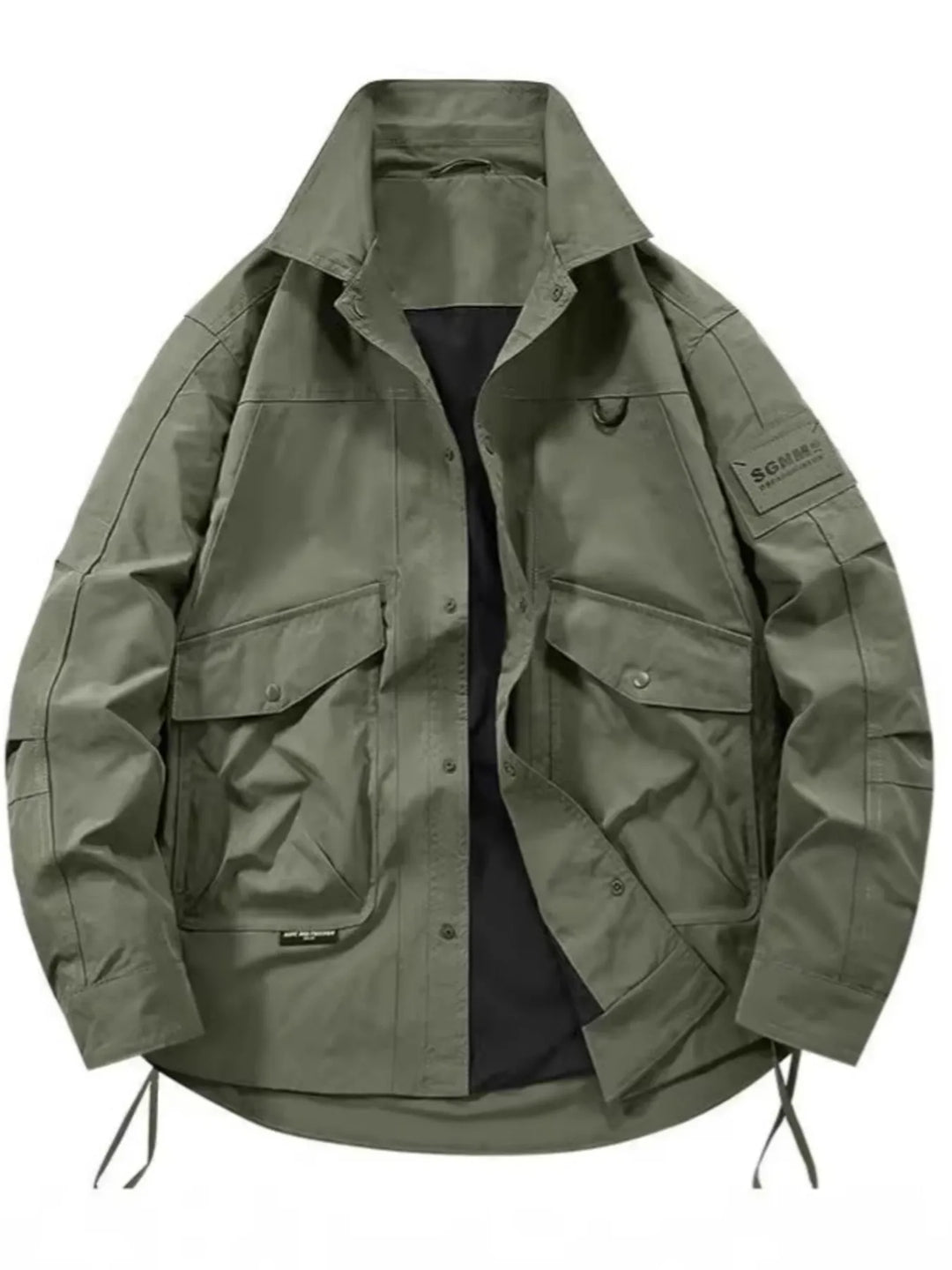 Men's Plus Size Urban Style Cargo Jacket