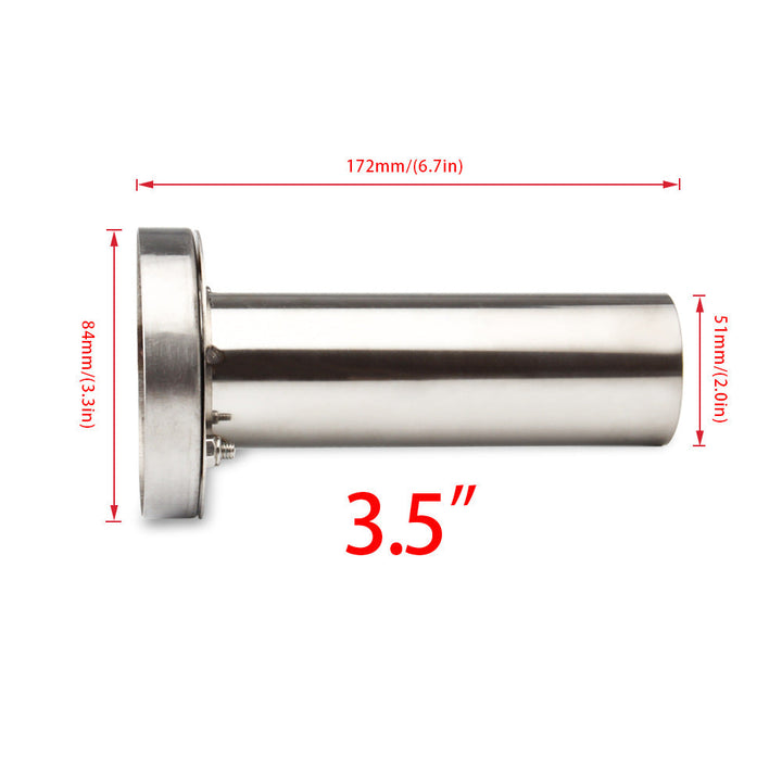 Adjustable 304 Stainless Steel Car Universal Exhaust Pipe